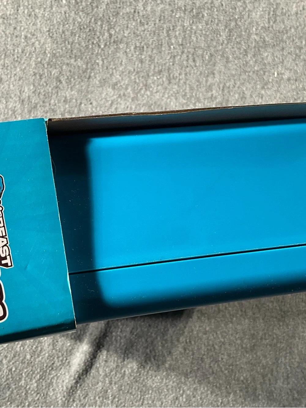 New MrBeast Feastables World's Coolest Blue Lunch Box BPA-Free NIB
